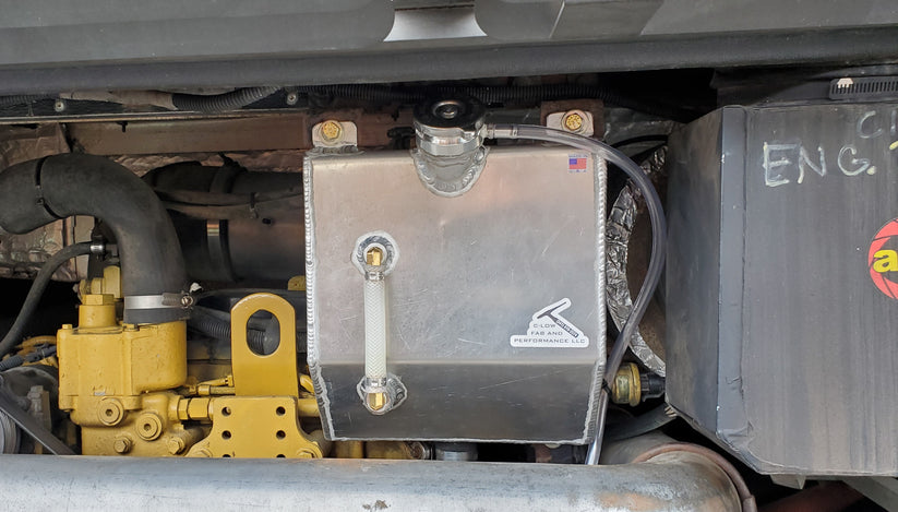 Monaco coolant surge tank (Straight outlet) – C-Low Fab and Performance LLC